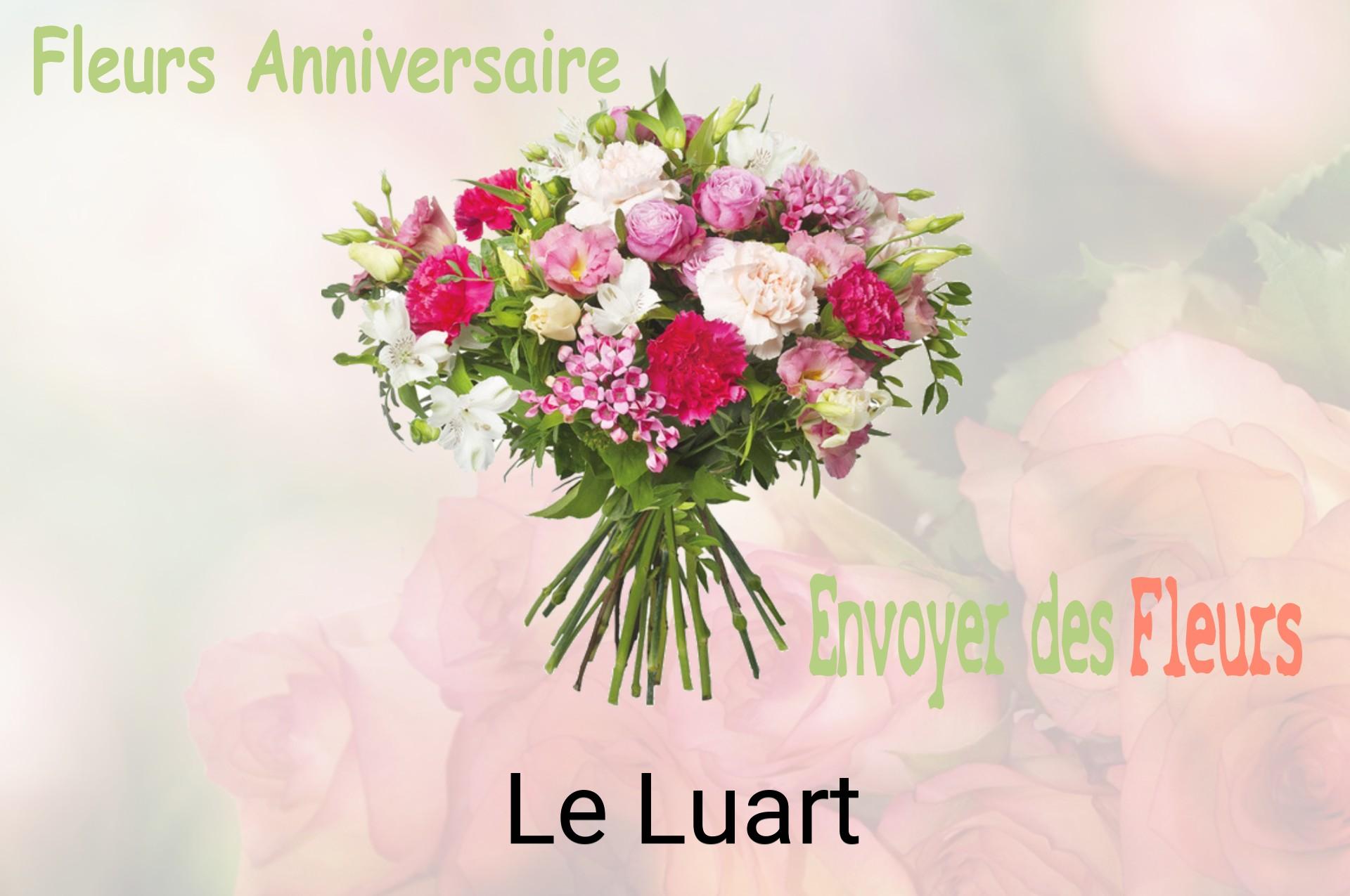Bouquet de fleurs d’anniversaire livré à Le Luart